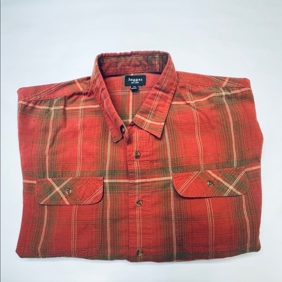 HAGGAR XXL CASUAL BUTTON DOWN Long Sleeve - Picture 6 of 8